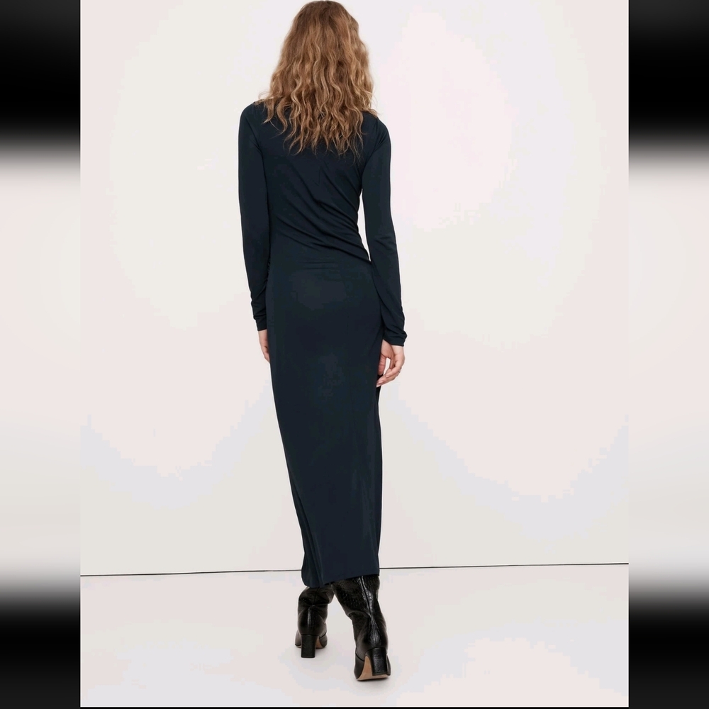 Banana Republic Long Sleeve Navy Dress - Picture 3 of 7